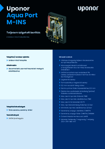 Uponor Aqua Port M hőközponti egység - részletes termékismertető